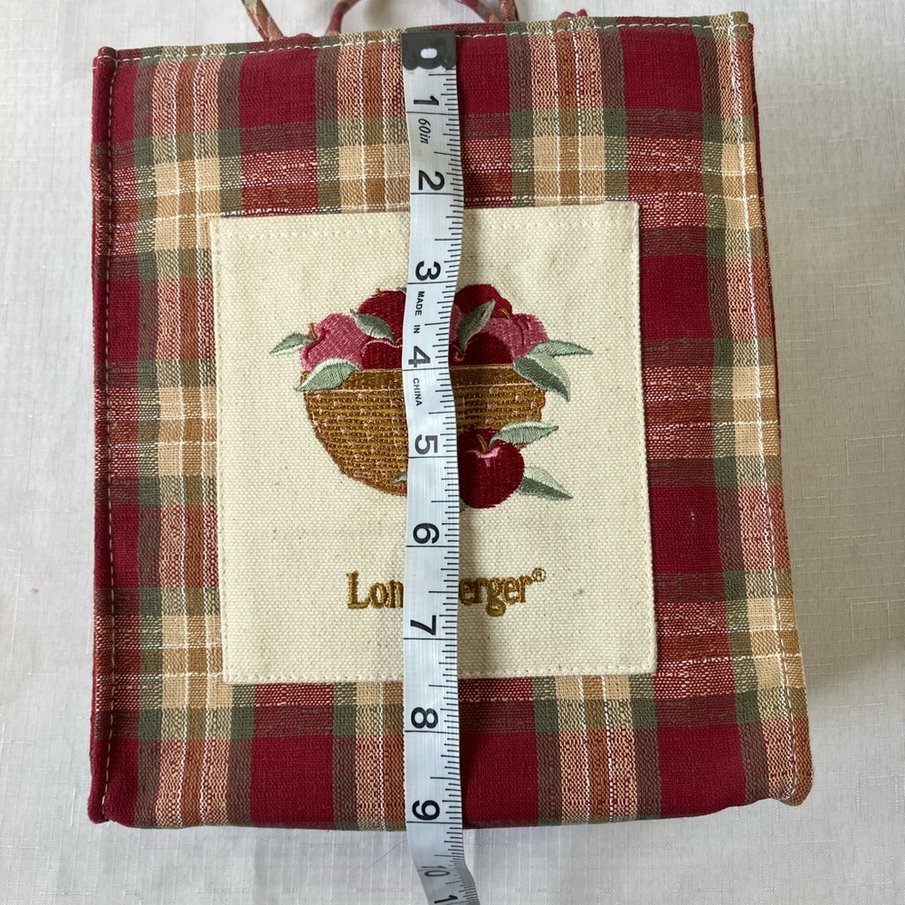 Longaberger Bundle, Breast Cancer Basket W/ Liner & Protector & Tote - Picture 2 of 13